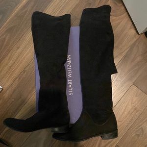 Stuart Weitzman Fangirl over the knee suede boots - great condition size 8